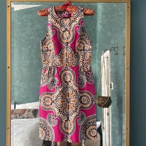 Anthropologie Moulinette Soeurs Geidi Pink Paisley Dress